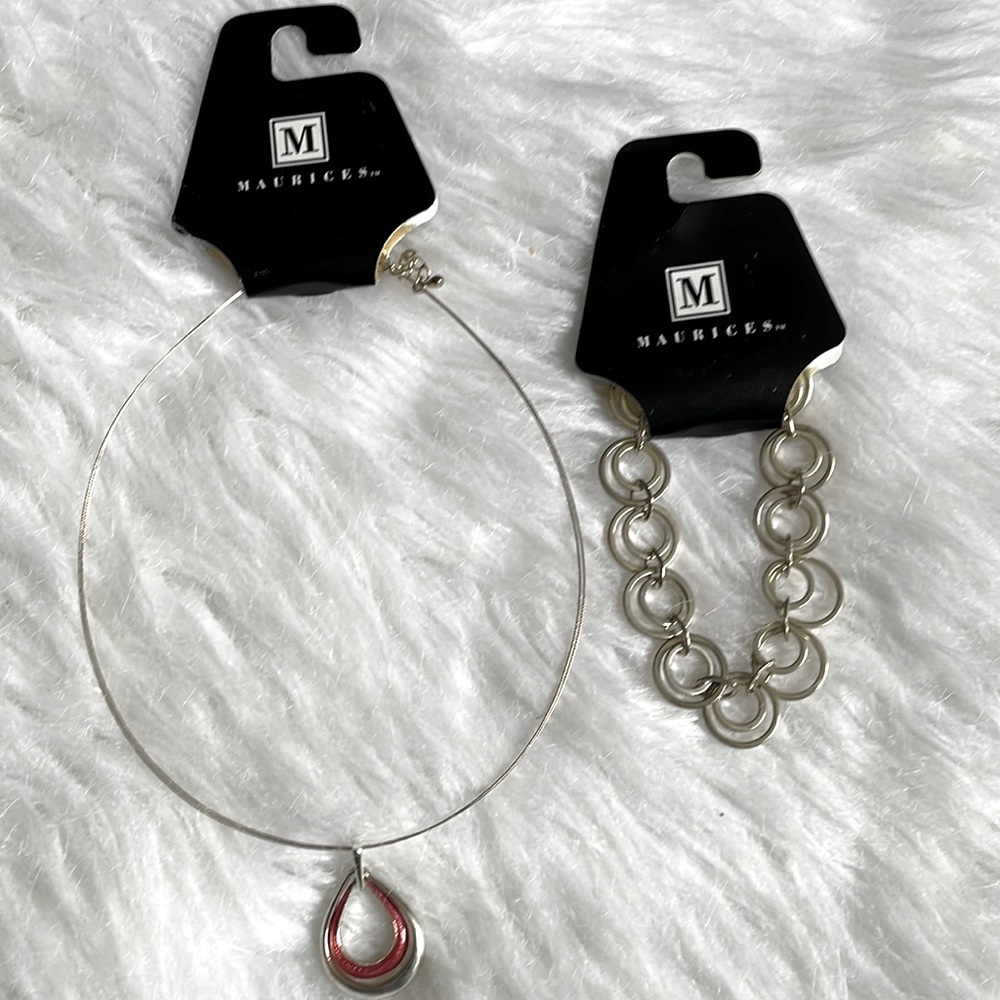 Maurices necklace and Bracelet